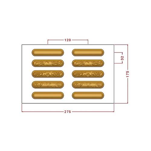 Bar Chocolate Moulds   No:   847