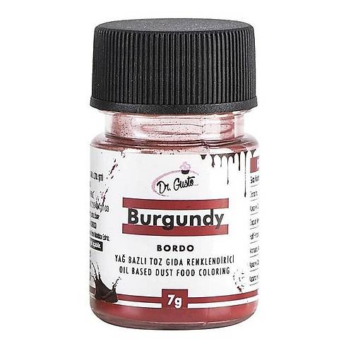 Dr.Gusto Ya Bazl Toz Boya 7gr - Bordo