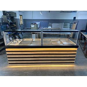 Yemek Ve �orba Tezgah� 10+2 Sulu Sistem