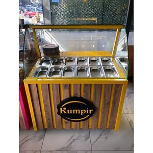 Kumpir Dolab� �zer Model Ah�ap �erit