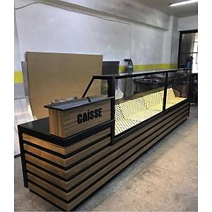 Ekmeklik F�r�n Tezgah� Kasa Bankolu