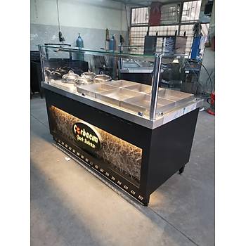Yemek ve �orba Tezgah� 6+4 Sulu Sistem