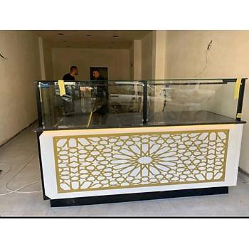 Baklava Te�ir Tezgah� Beyaz Gold