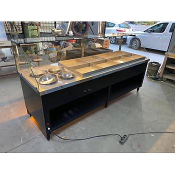 Yemek ve �orba Tezgah� 8+4 Sulu Sistem