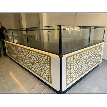Baklava Te�ir Tezgah� Beyaz Gold