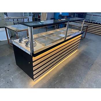 Yemek Ve �orba Tezgah� 10+2 Sulu Sistem