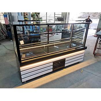 Ya� Pasta Tatl� Dolabo 200 Cm Beyaz �erit