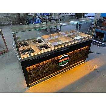 Benmari Yemek Tezgah� 4'l� Ocakl�