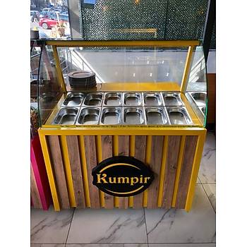Kumpir Dolab� �zer Model Ah�ap �erit