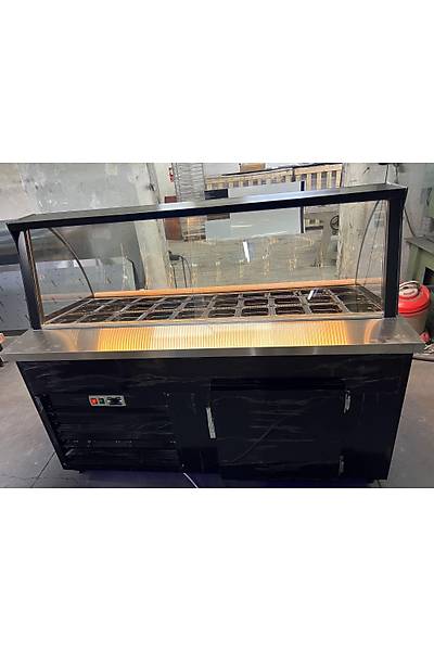 Waffle Kumpir Tezgah Souk Sandevi Salatbar Dolab 170 Cm