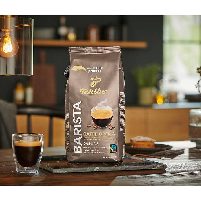 BARISTA Caff Crema - 1x 1 kg ekirdek Kahve