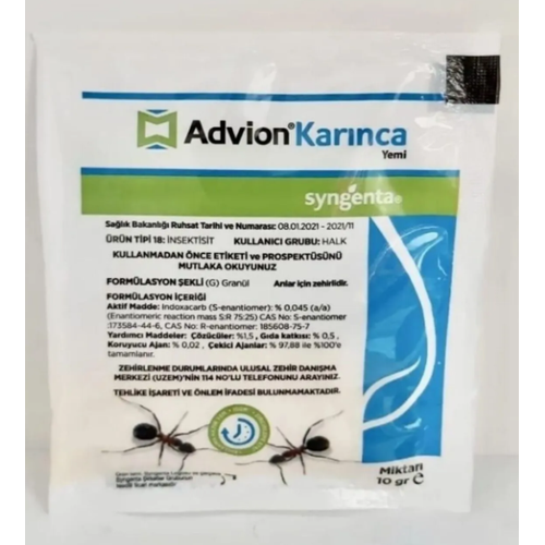 Syngenta Advion Karnca Yemi 10 gr