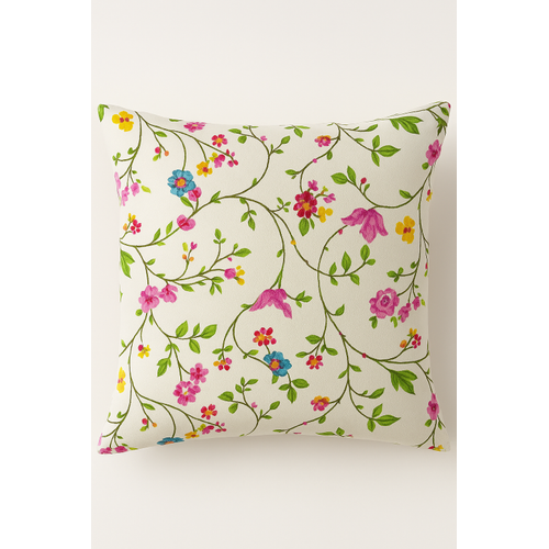 Krlent 45x45 panama keteni kuma- ift tarafl fermuarl