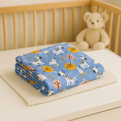 Muslin bebek battaniyesi- kunda�� 120xx120 cm ebatlar�ndad�r.