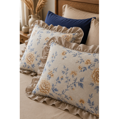 F�rf�rl� yast�k k�l�f�, 2 adet, % 100 pamuklu 50x70 cm, fermuarl�d�r