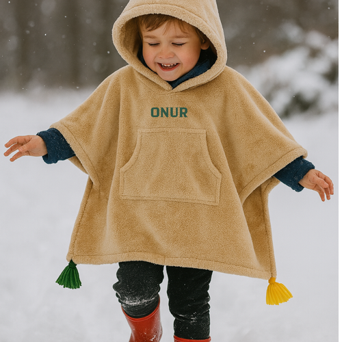 K���YE  �ZEL �S�M NAKI�LI �ocuk pan�osu - giyilebilir battaniye-