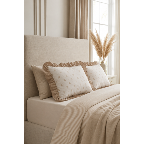 F�rf�rl� yast�k k�l�f�, 2 adet, % 100 pamuklu 50x70 cm, fermuarl�d�r