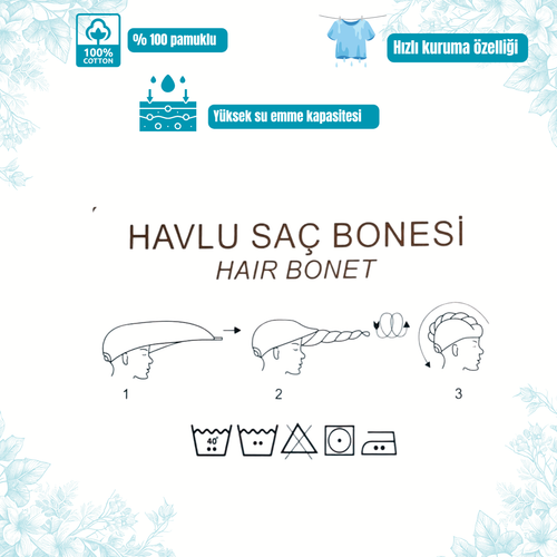 Sa bonesi, ha havlusu, havlu bone, kenarlar oban diki ili sa bonesi