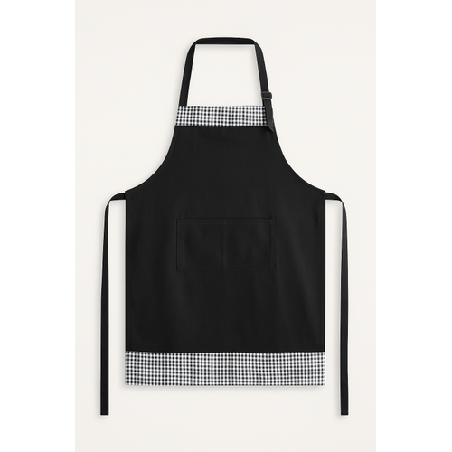 �ef �nl���, kareli kuma� detayl� unisex �nl�k