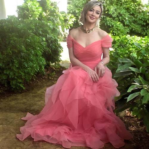 PEMBE ORGANZA UZUN, OMUZ AIK ABYE ELBSE