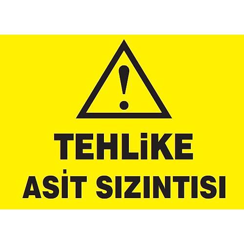 TEHLiKE ASİT SIZINTISI