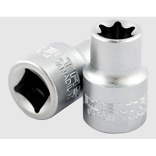 ZELTA 3/8'' STAR (TORX) LOKMA ANAHTAR E-4