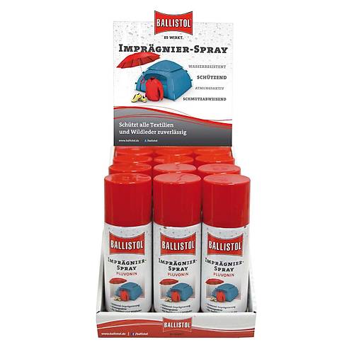Ballistol Pluvonin Waterproofing Sprey 200 ml X 12 Adet Masast Set
