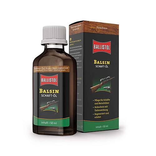 Ballistol Balsin Stockoil Dark Brown 50 ml Koyu Kahverengi