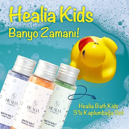 HEALIA BATH KIDS BANYO TUZU KAPLUMBAA 3'LU SET
