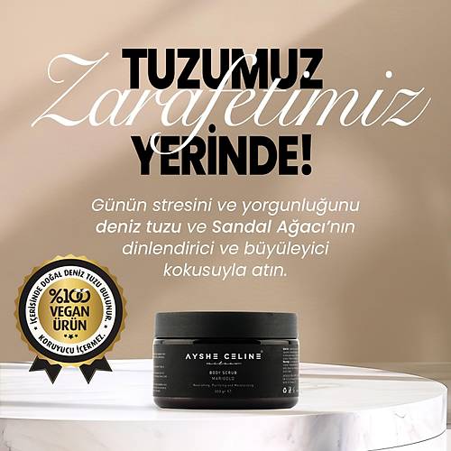 AYSHE CELINE BODY SCRUB (VCUT PEELING) TWILIGHT 300GR