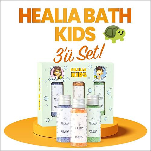 HEALIA BATH KIDS BANYO TUZU KAPLUMBAA 3'LU SET