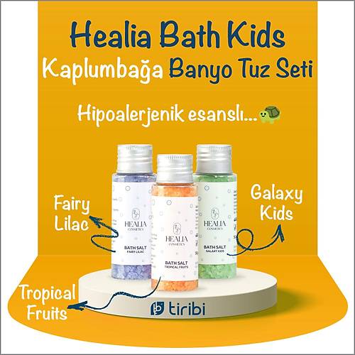 HEALIA BATH KIDS BANYO TUZU KAPLUMBAA 3'LU SET