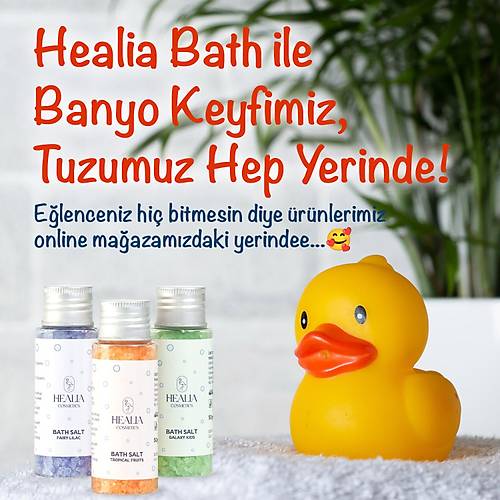 HEALIA BATH KIDS BANYO TUZU KAPLUMBAA 3'LU SET