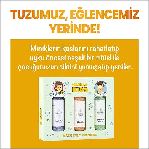 HEALIA BATH KIDS BANYO TUZU KAPLUMBAA 3'LU SET
