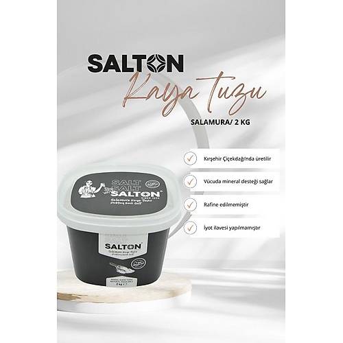 SALTON DOAL KAYA TUZU SALAMURA 2 KG