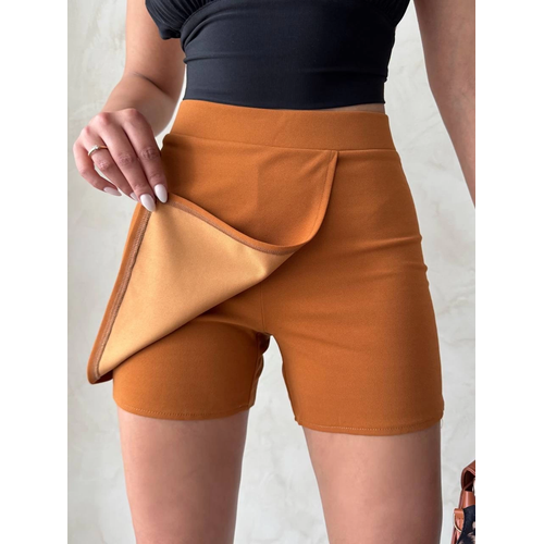 Kapakl ort etek camel s208