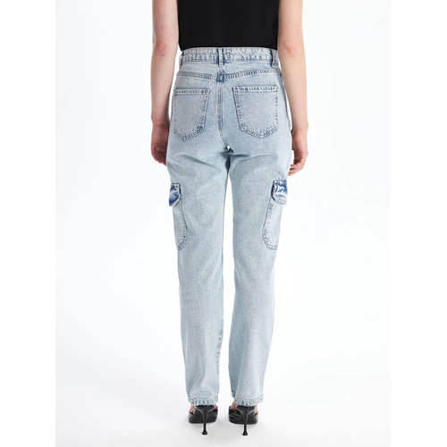 Kargo Cep Kar Ykama Jeans Pantolon
