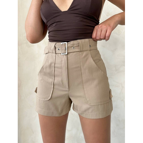 Kemer Detayl Gabardin ort Bej S25289