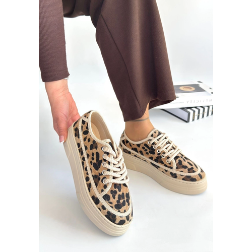 Carin Leopar Set Backl Spor Ayakkab