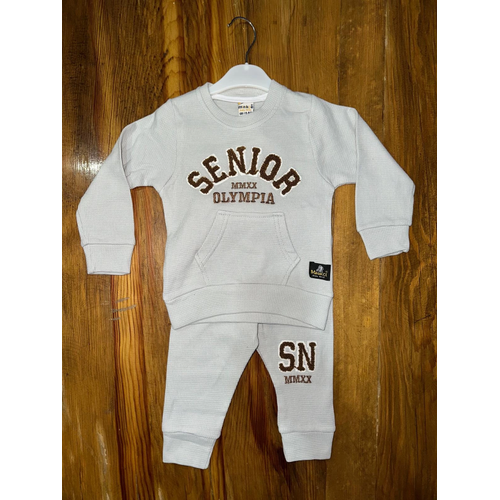 6-24 Aylk Kanguru Cep Senor Takm Gri