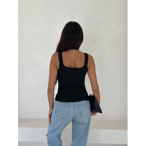 Ottoman Toka Askl Bluz Siyah S4194