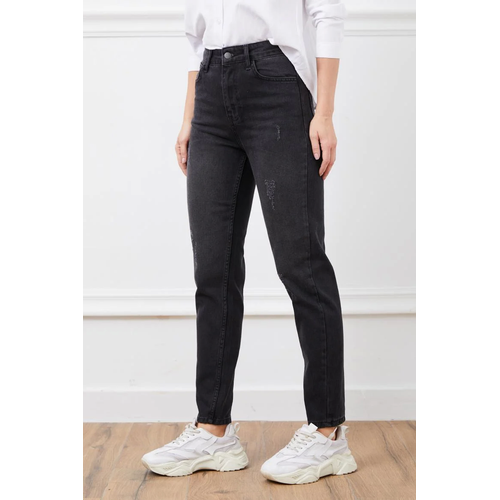 Yksek Bel Mont Jean Pantolon