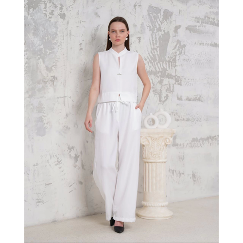 Brolu Yelek Pantolon Takm Beyaz S255821