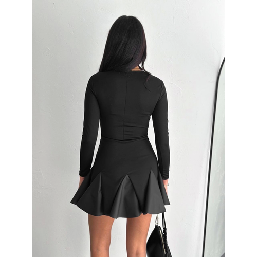 Etei Klo Crep Mini Elbise S1267