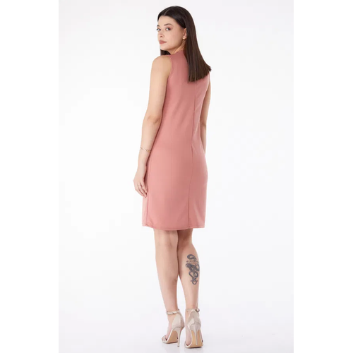 Bisiklet Yaka Kadn Mini Elbise