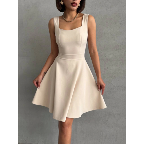Kadn Kare Yaka Ksa Elbise S251188