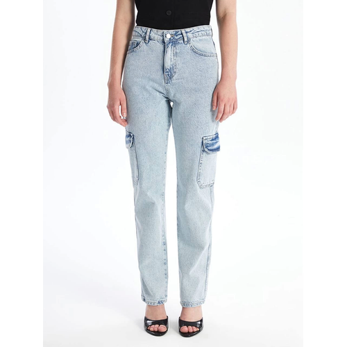 Kargo Cep Kar Ykama Jeans Pantolon