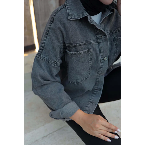 Cepli Kot Ceket Siyah