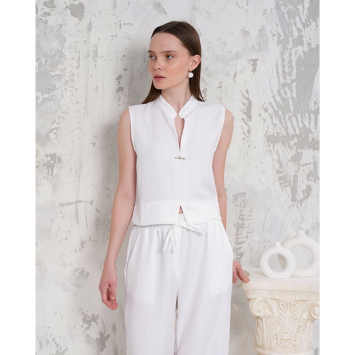 Brolu Yelek Pantolon Takm Beyaz S255821