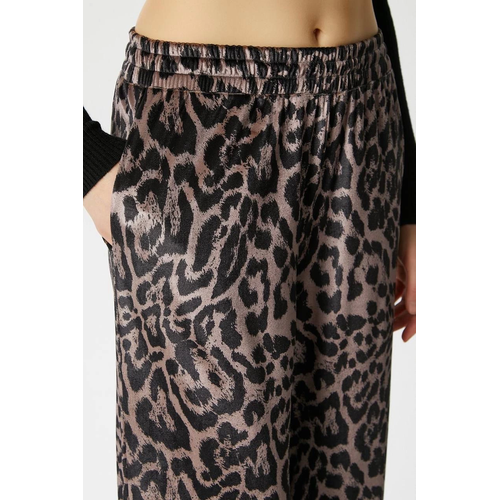 Leopar Desen Pantolon